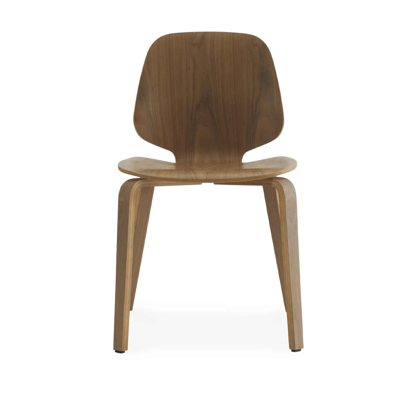 Normann Copenhagen - My Chair Wood Walnut - Matstolar - Nicholai Wiig Hansen - Träfärgad - Trä