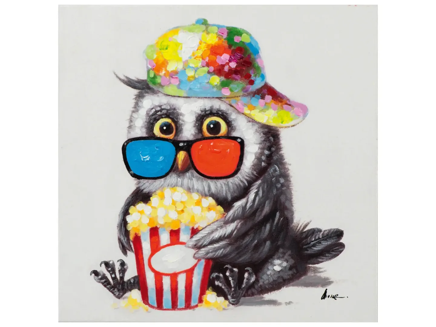 image LAND Bild Vögelchen mit Popcorn | Schubiger Möbel