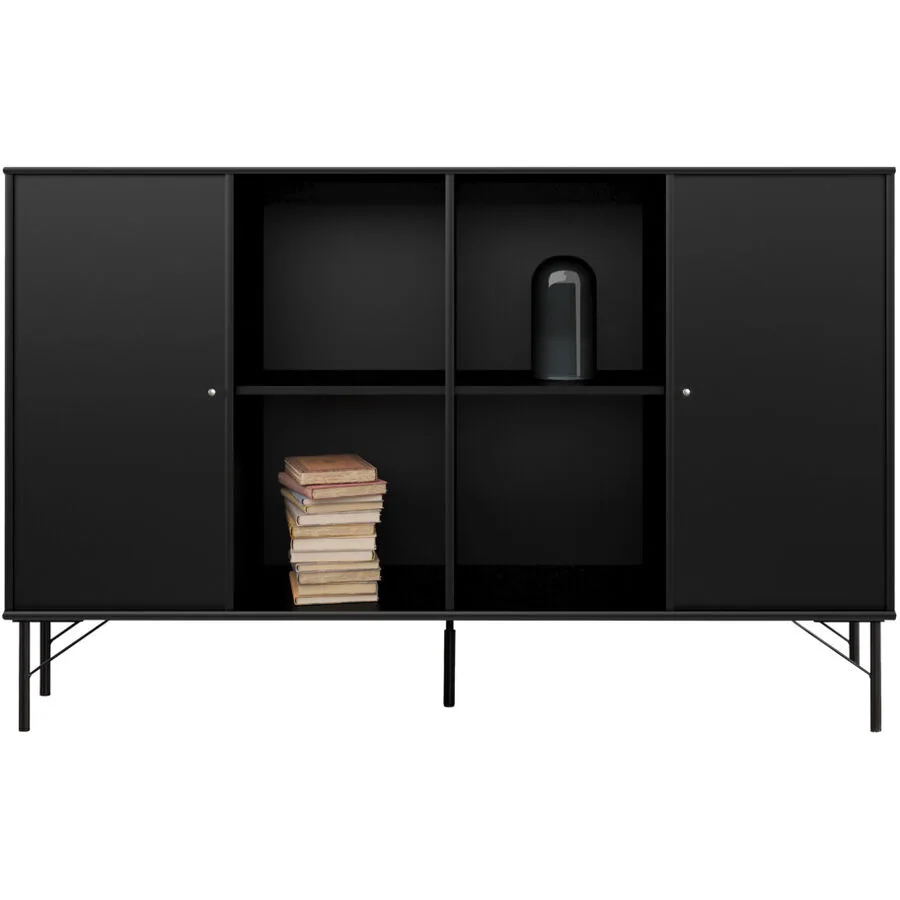 Sideboard Mister Schwarz Holzwerkstoff 136 cm 89 cm