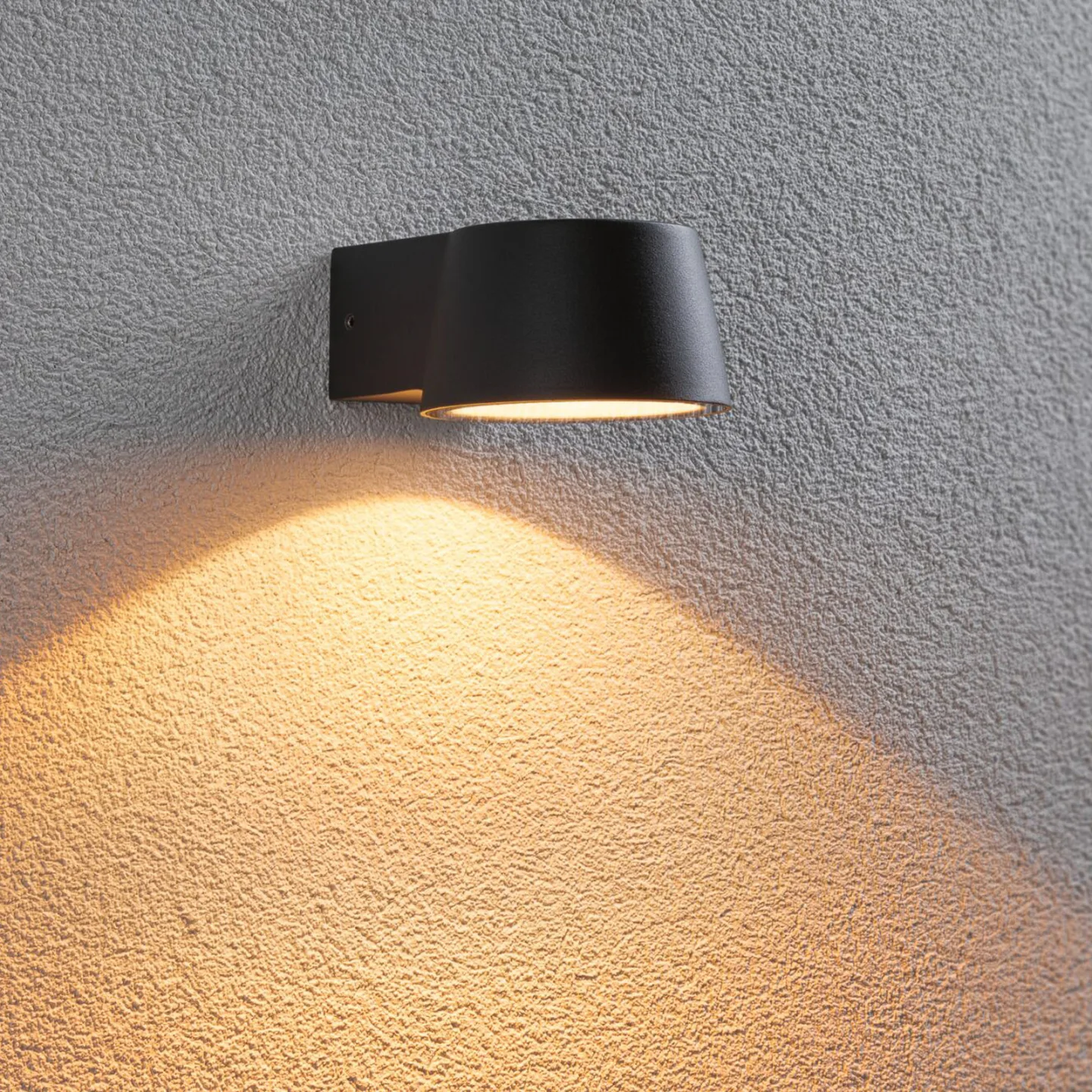Capea udendørs LED-væglampe, antracit, aluminium, IP44 - Paulm Paulmann - Moderne - Metal - Med én lyskilde