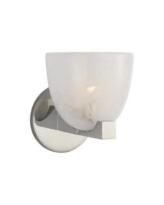 Carola Single Sconce Polished Nickel