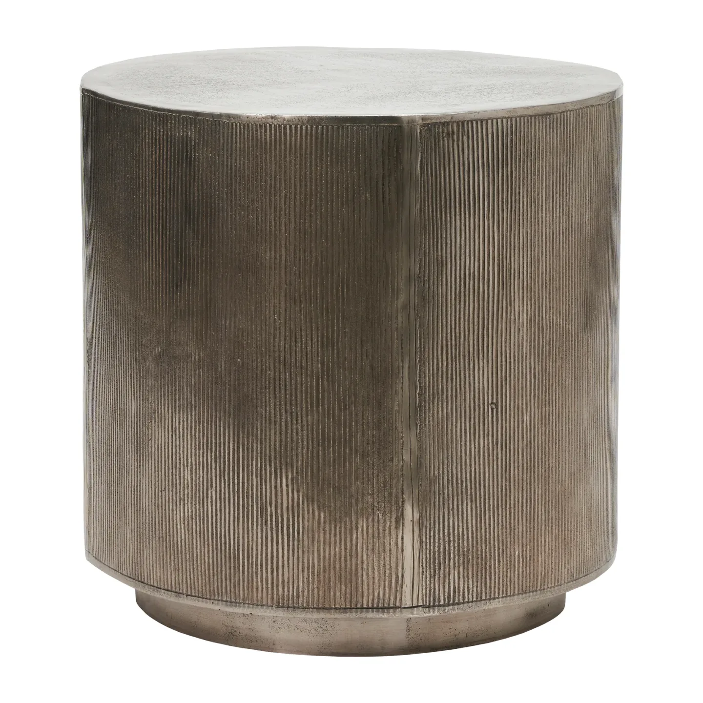 House Doctor Rota Couchtisch 50cm Gebürstetes Silber