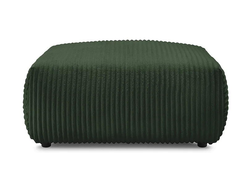 Hocker BOBOCHIC LUCIEN 108x108x46cm cord-stoff grün