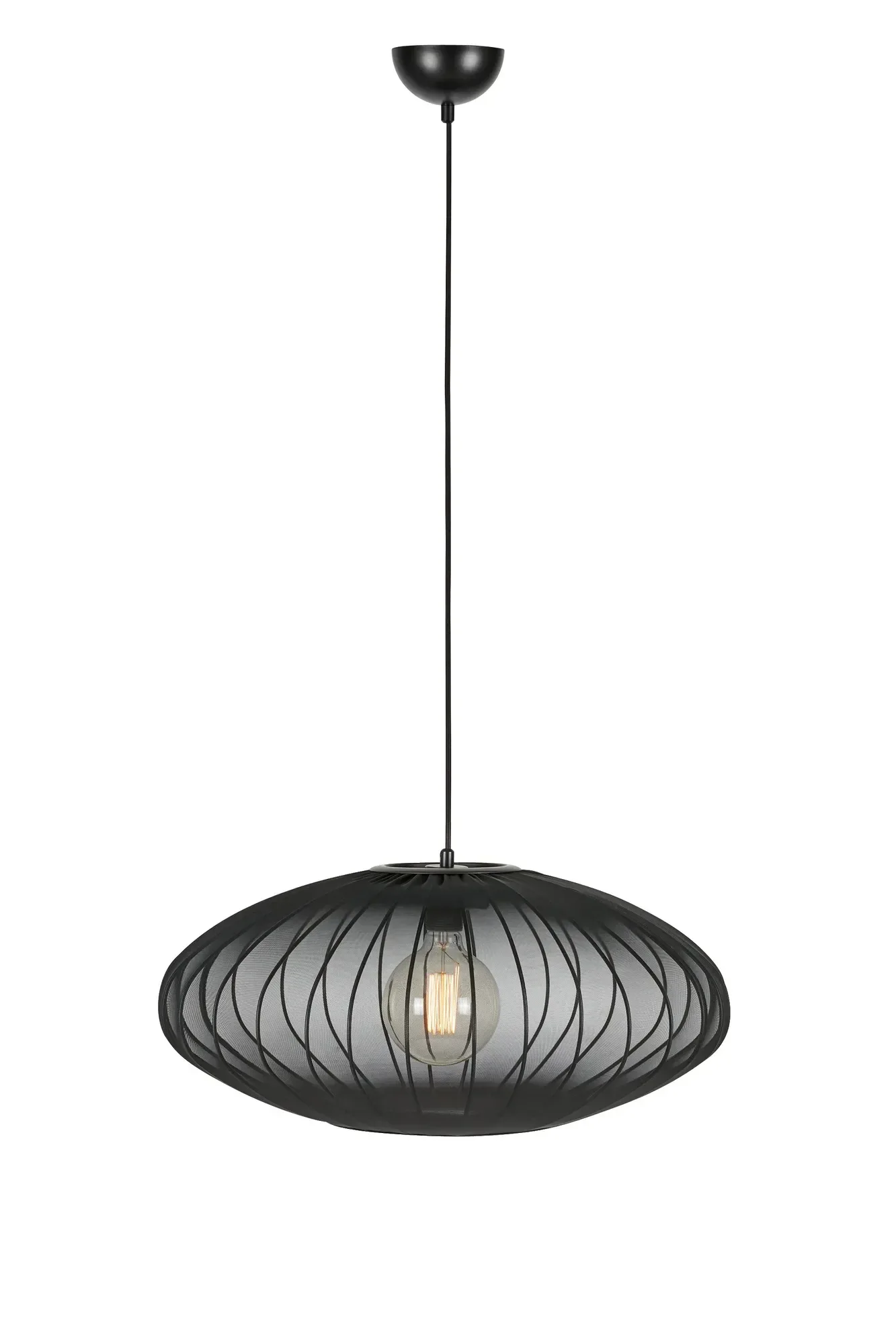 Florence Deckenleuchte Schwarz 60 cm