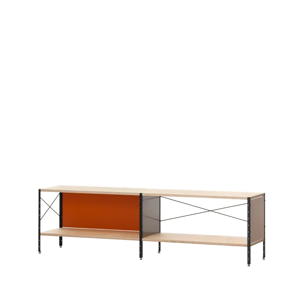 Vitra Eames storage unit ESU hylla Multi-1 hu-Svart ram