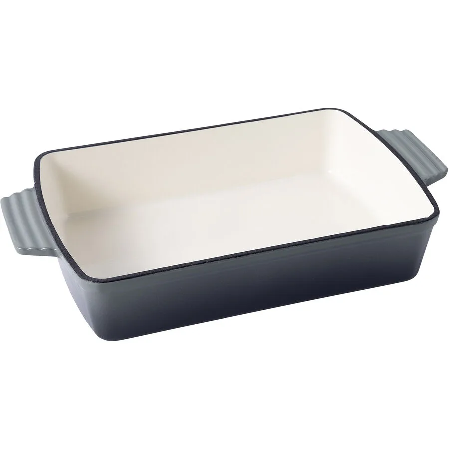Auflaufform Cara grau Gusseisen Rechteckig B 35.5 T 21 cm