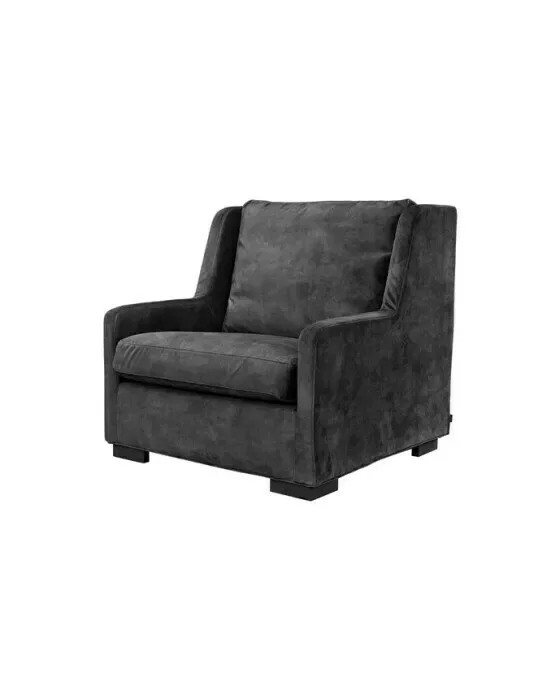 Dover lænestol dark grey