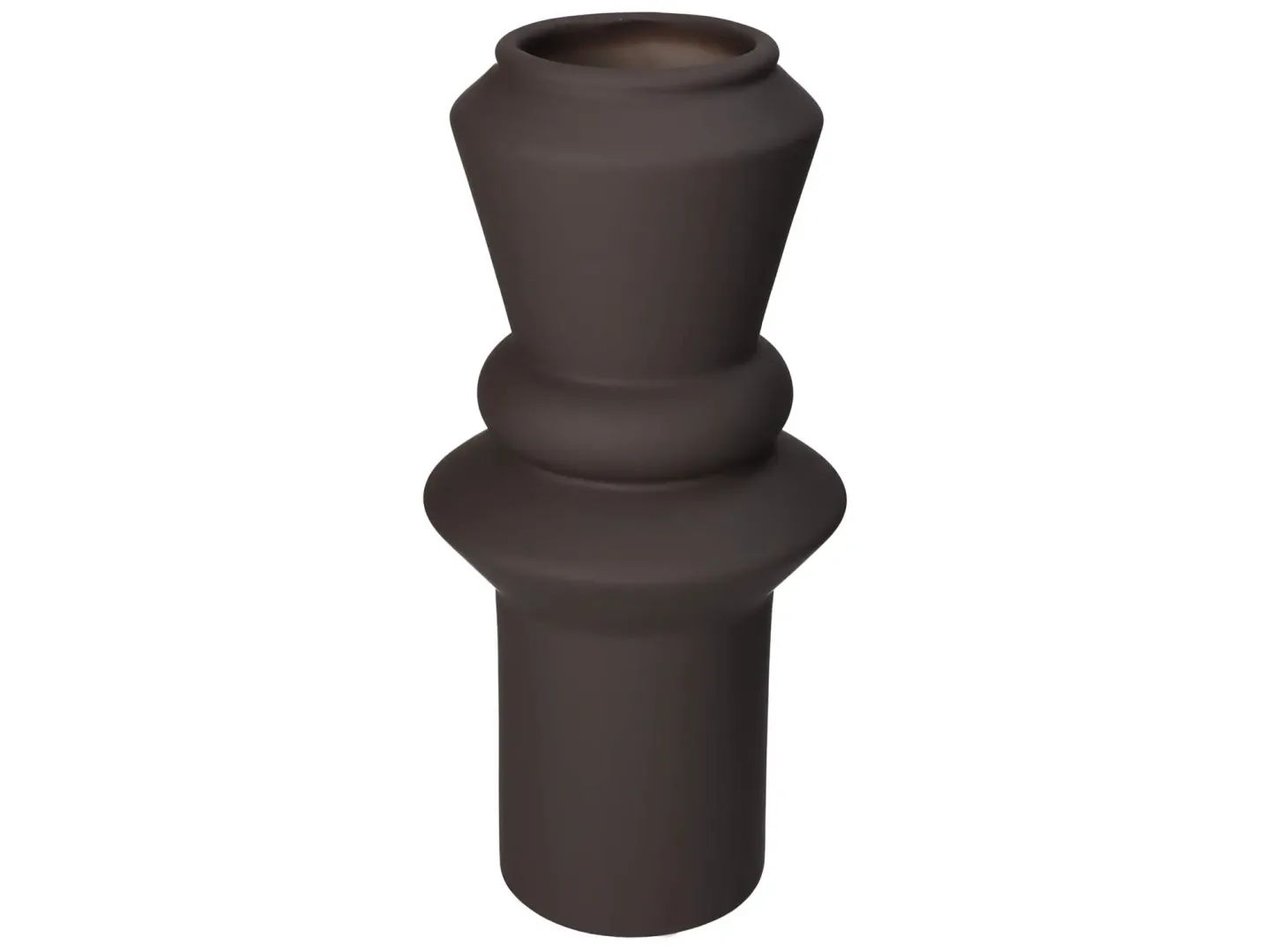 Kersten Vase Dunkelbraun H: 28 cm | Schubiger Möbel