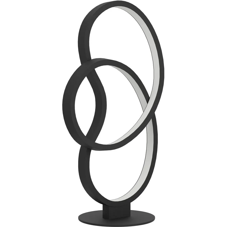 Eglo Tischlampe Gianella Schwarz Aluminium/Stahl 14 cm 39.5 cm - LED - Lichtfarbe: Warmweiss - LED Energiesparlampen