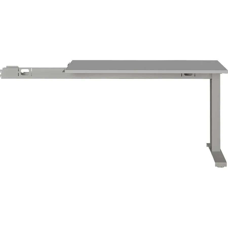 Anbautisch Gwen Grau MDF, Metall B 113 T 60 cm