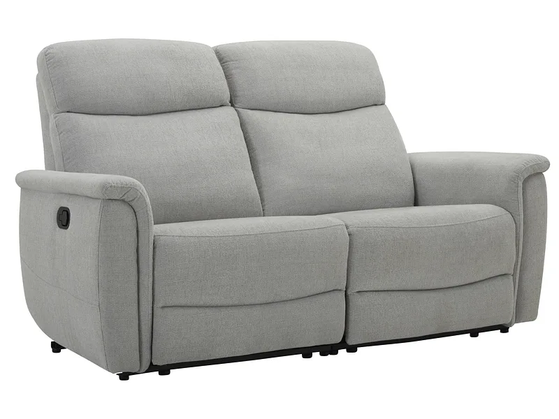 3er Sofa WONDER Stoff grau