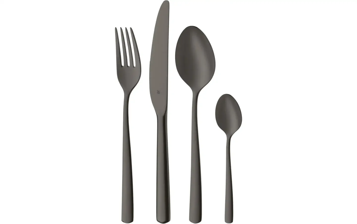 Alltron Besteck-Set Boston, 24-teilig, Dunkelgrau Grau | Schubiger Möbel