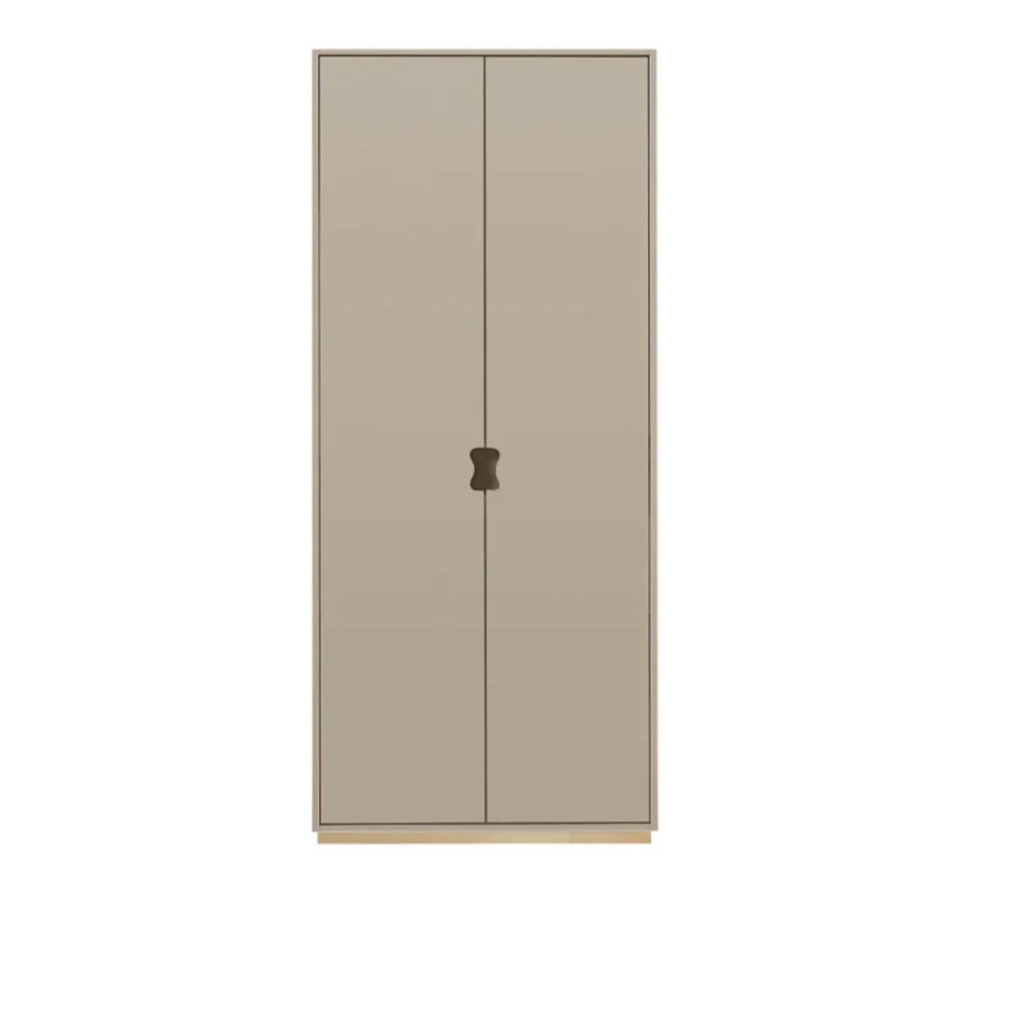 Asplund - Snow Cabinet F D30 Covered Doors - Dark Sand - Skåp och vitrinskåp - Beige - Trä
