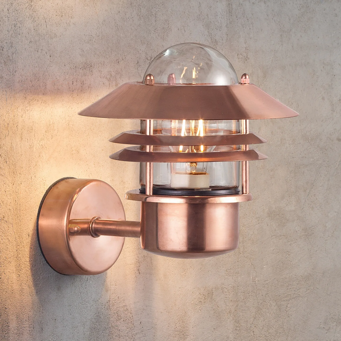 Blokhus Up Wandleuchte Copper - Nordlux - Metall - Einflammig