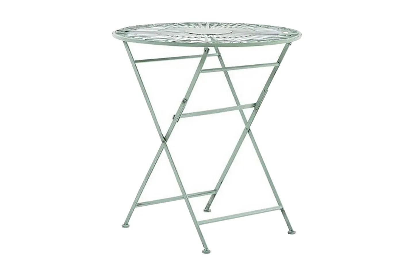 Picasso Runt Hopfällbart Cafébord och Trädgårdsbord 60 cm - Grön