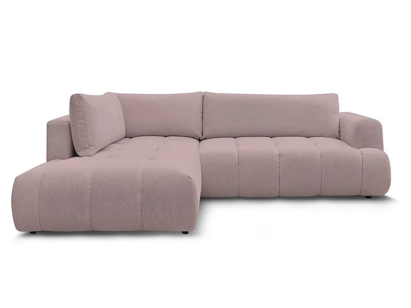Ecksofa BOBOCHIC FUJI Stoff rosa