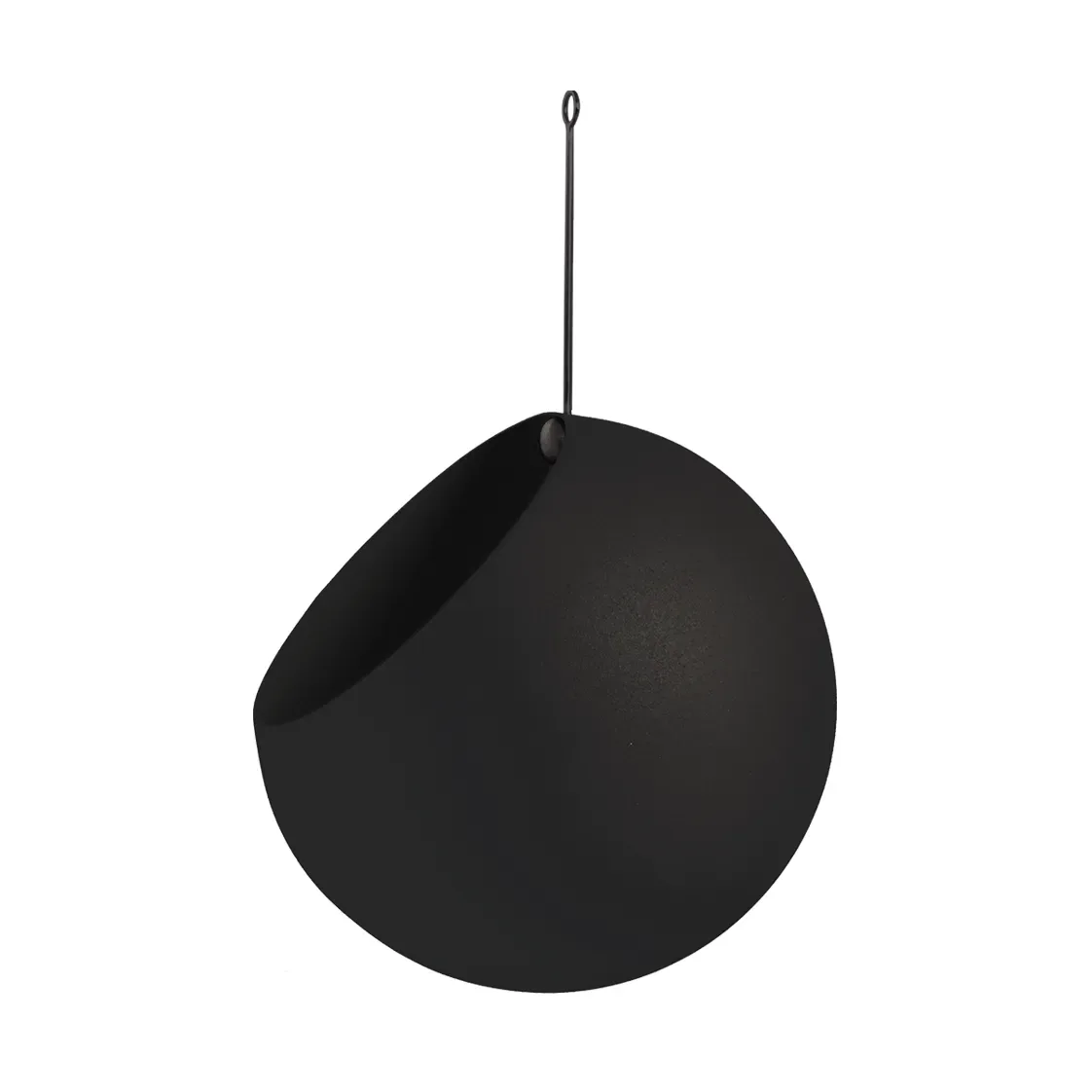 AYTM GLOBE hängender Blumentopf Ø21 cm h32 cm Black