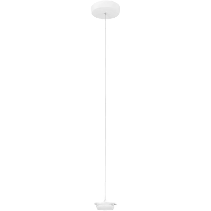 Pendellampe Cara Weiss Metall 13 cm 200 cm - LED - Lichtfarbe: Extra warmweiss - Helles Neutralweiss - LED Energiesparlampen