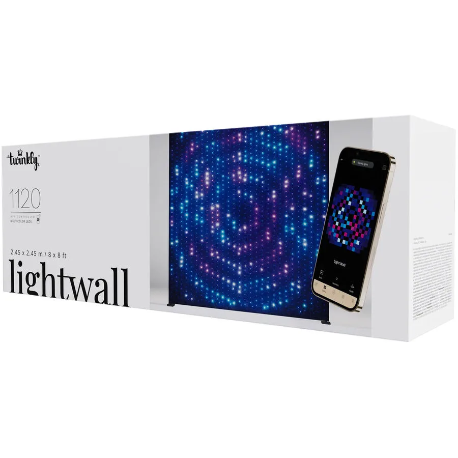 Lightwall Twinkly Schwarz