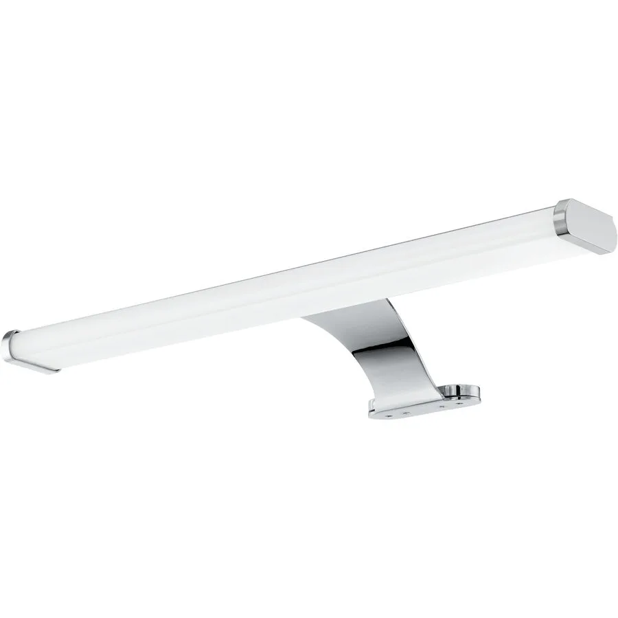 Eglo Wandlampe Vinchio Grau Stahl 5 cm - Farbe: chrom - LED - Lichtfarbe: Warmweiss - LED Energiesparlampen