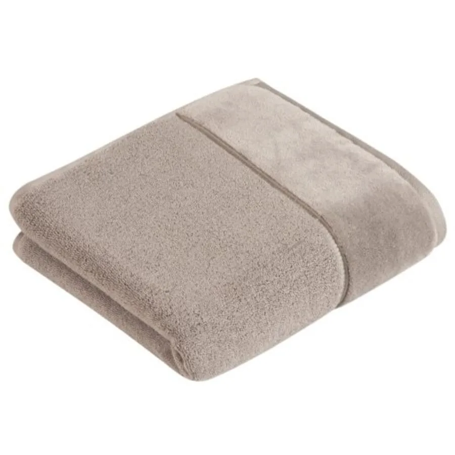 Vossen Handtuch Pure Urban grey 100% Bio-Baumwolle