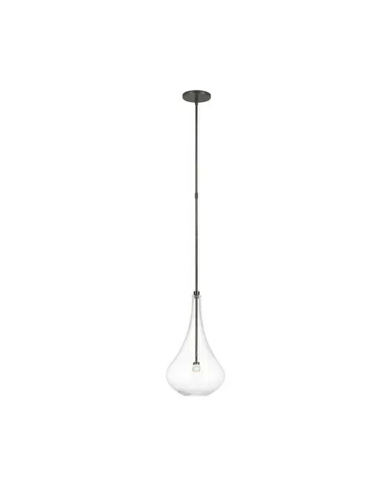 Lomme Pendant Gun Metal Small