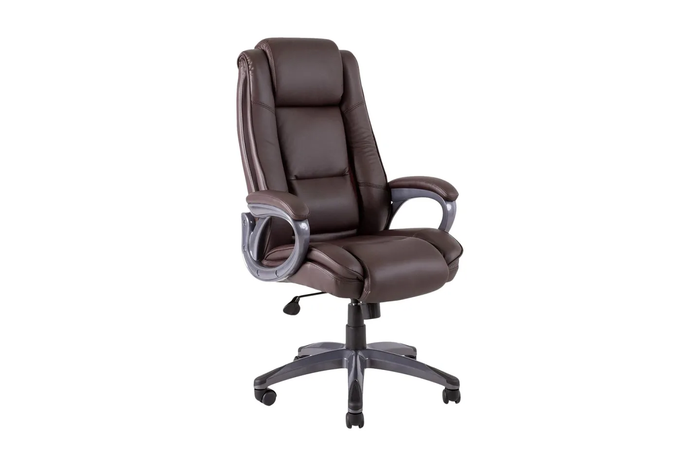 Kontorstol Calvin 81x65xh114-1215 cm Brun -