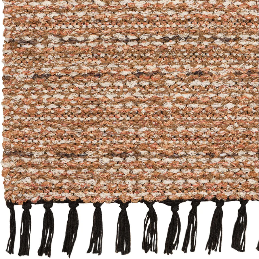 HORREDSMATTAN Teppich Tova Rust Gefleckt/Meliert Polyester/Baumwolle 70 x 150 cm