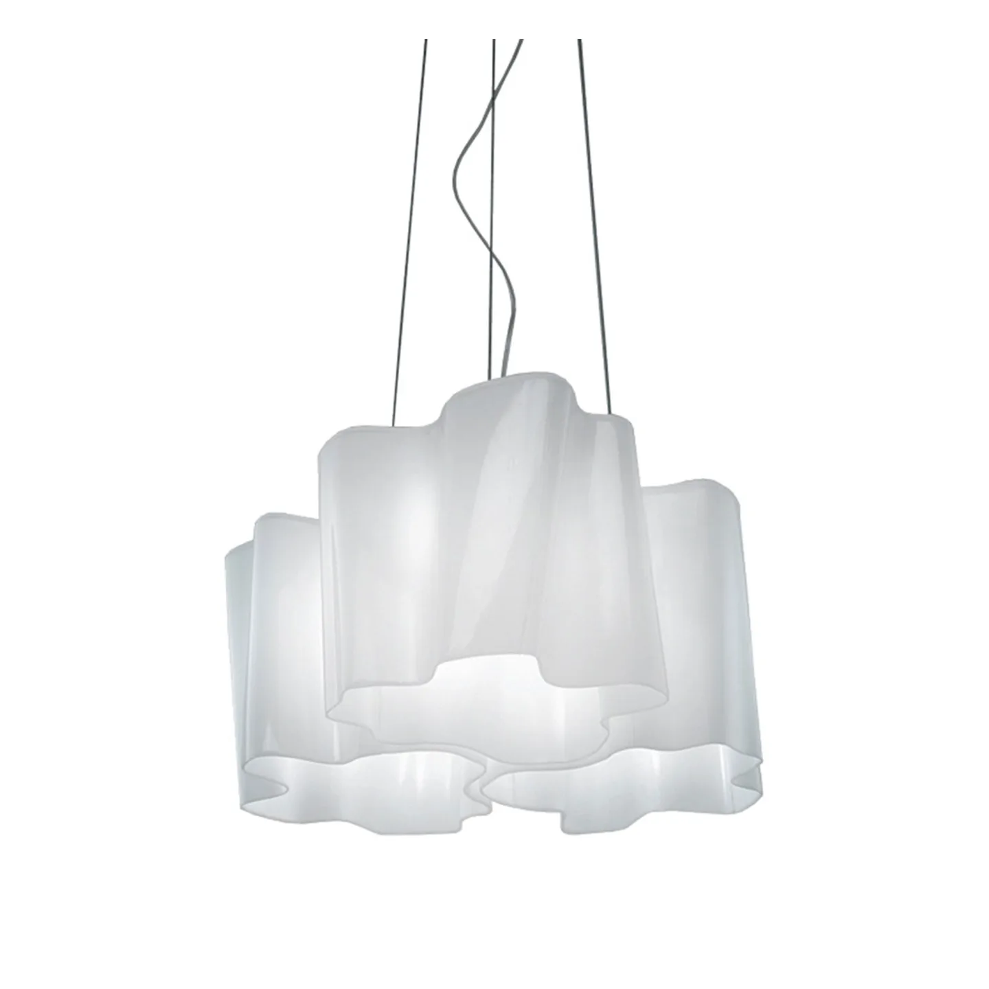 Artemide - Logico Pendellampa 3X120° Rökt - Pendellampor - Michele De Lucchi,Gerhard Reichert - Grå