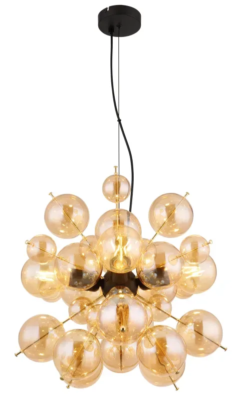 Globo Lighting - Udo Ø50 - Taklampa - Amber