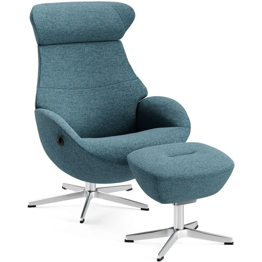 Conform Relaxsessel Daja petrol Stoff T 163 B 180 H 110 cm - Möbel Konfigurator: Traummöbel individuell zusammenstellen