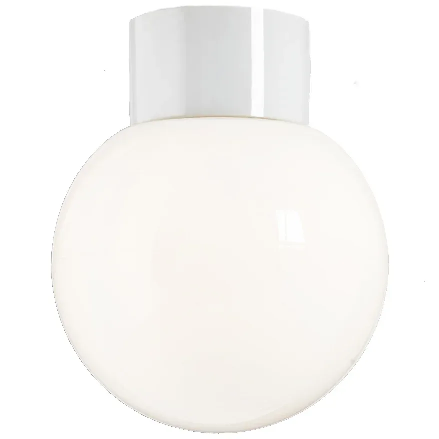 Ifö electric - Classic Glob Ø18 - Badrumslampa - Vit