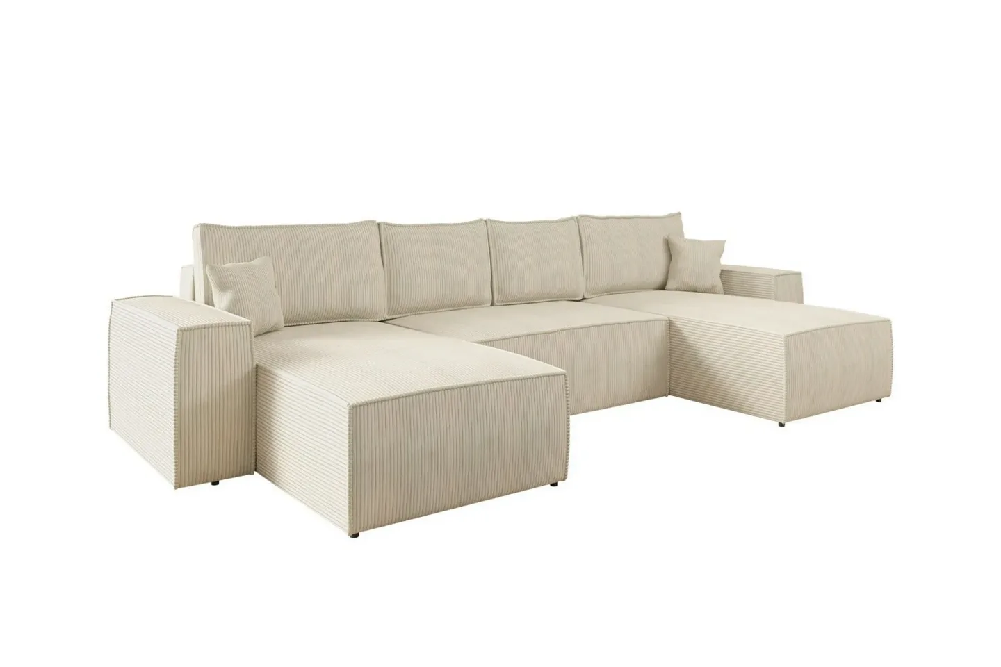 Knocklong 4-sits Hörnbäddsoffa - Cream