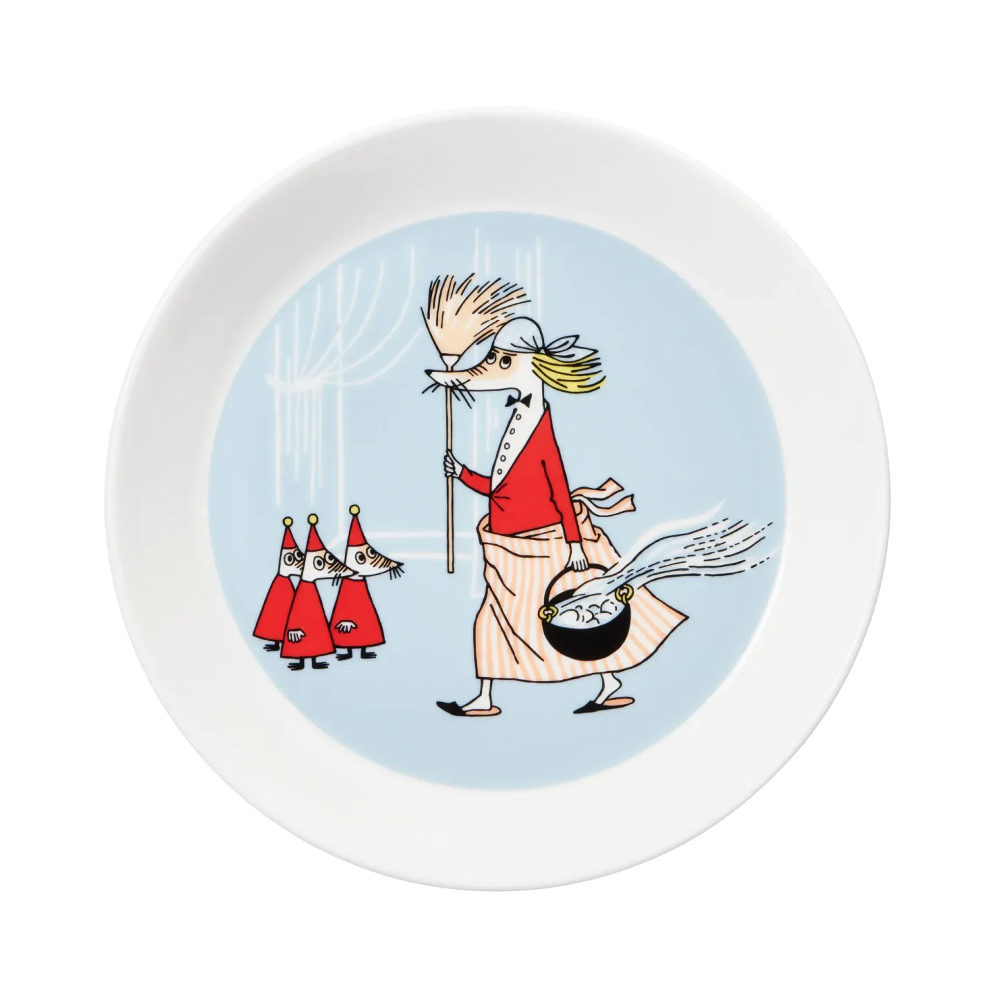 Moomin Arabia Filifjonka Mumin Teller Grau