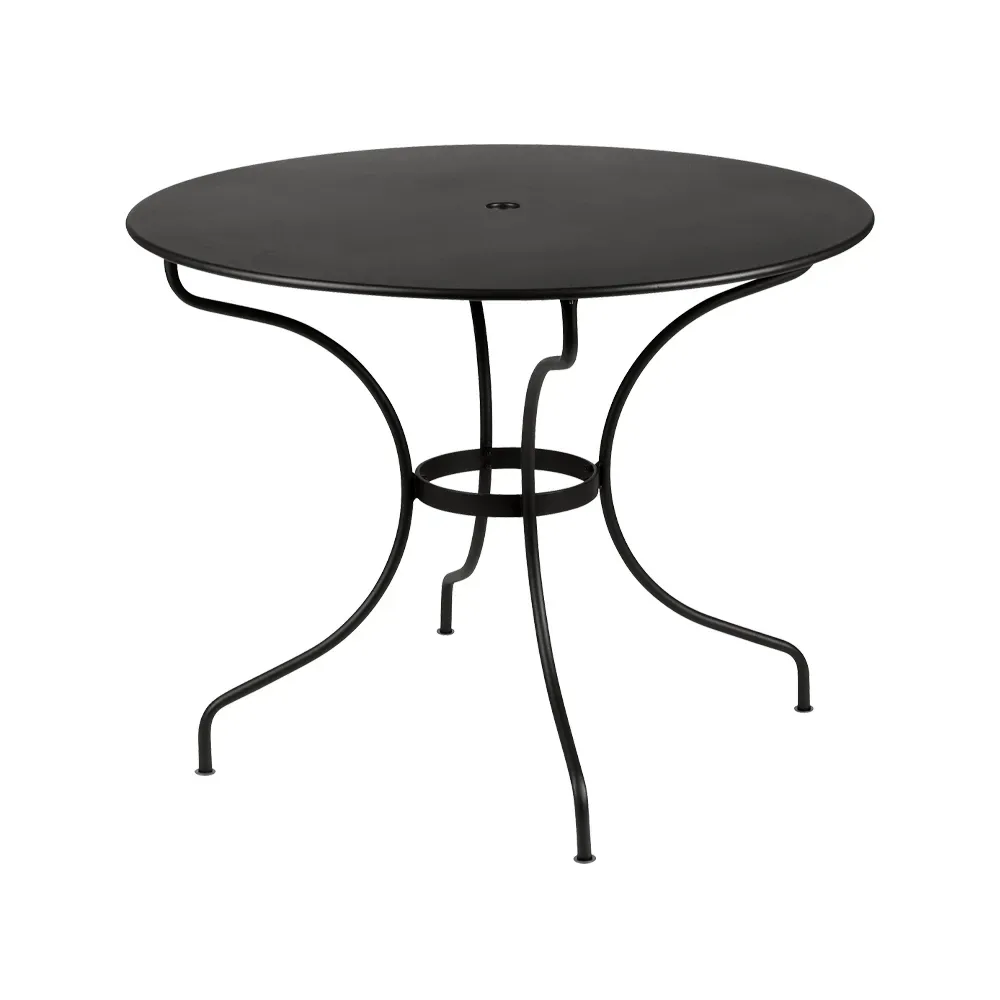 Fermob Opera+ bord Ø96 cm Liquorice (svart)