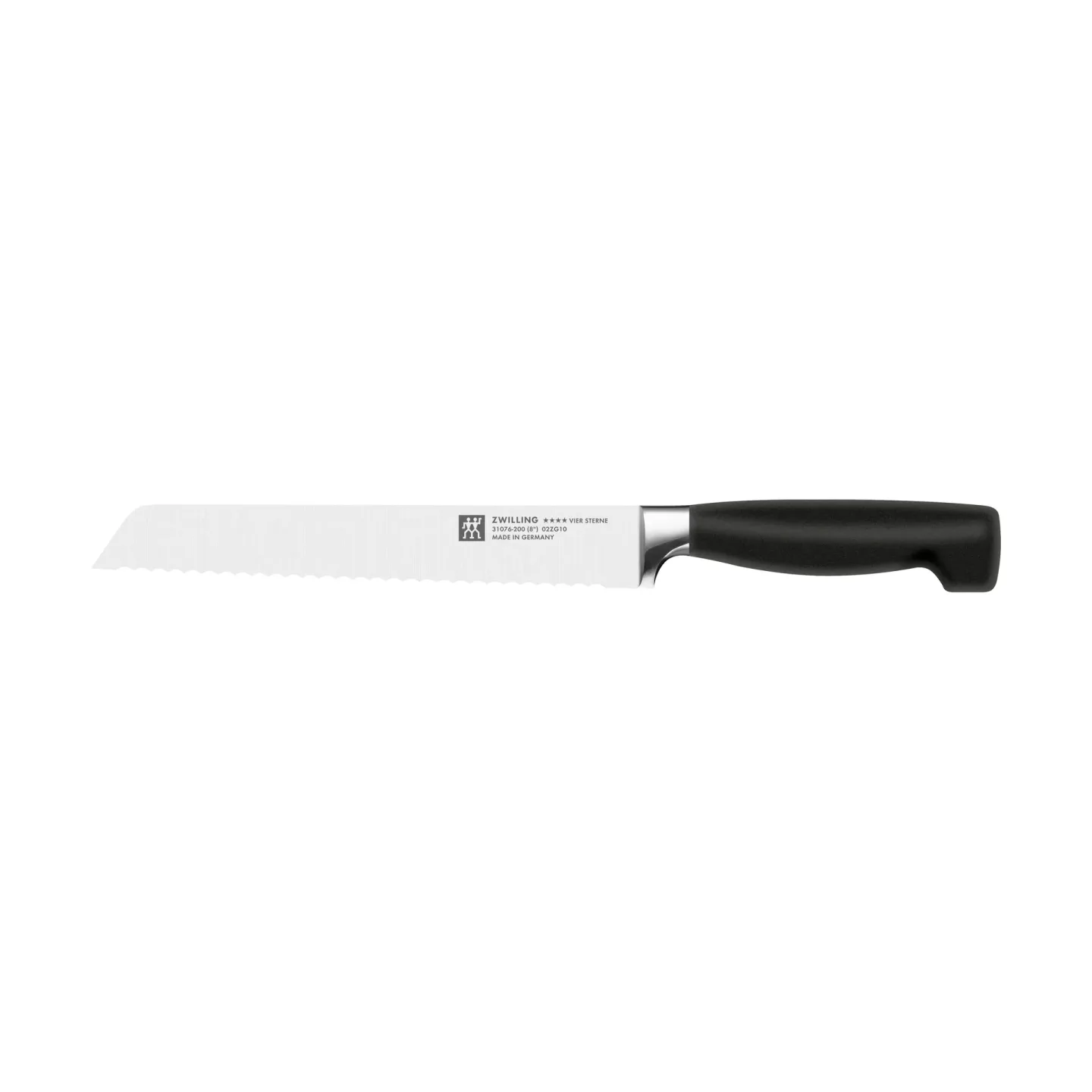 Zwilling Zwilling Four star Brotmesser 20 cm Schwarz-Edelstahl