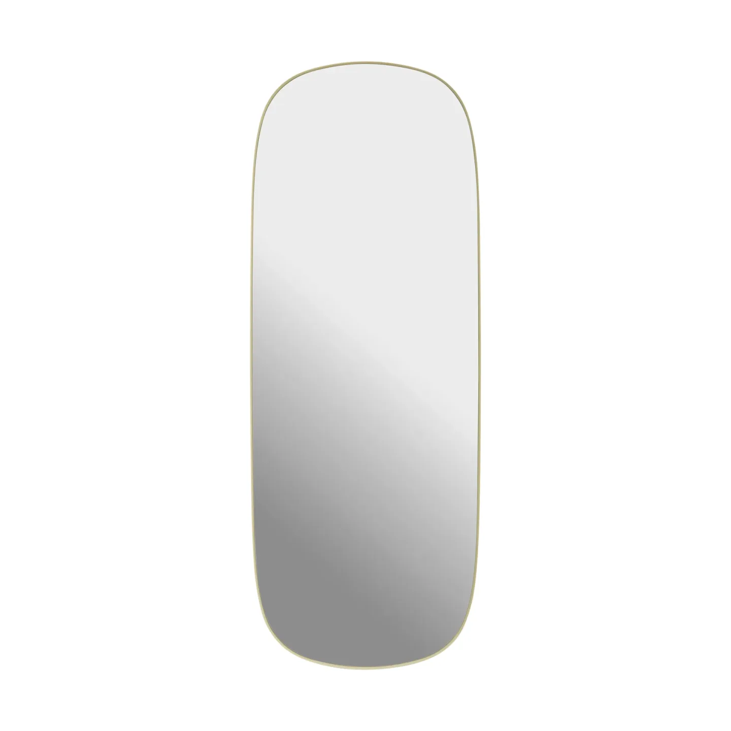Muuto Framed spegel Light yellow-clear, 118x44,5 cm