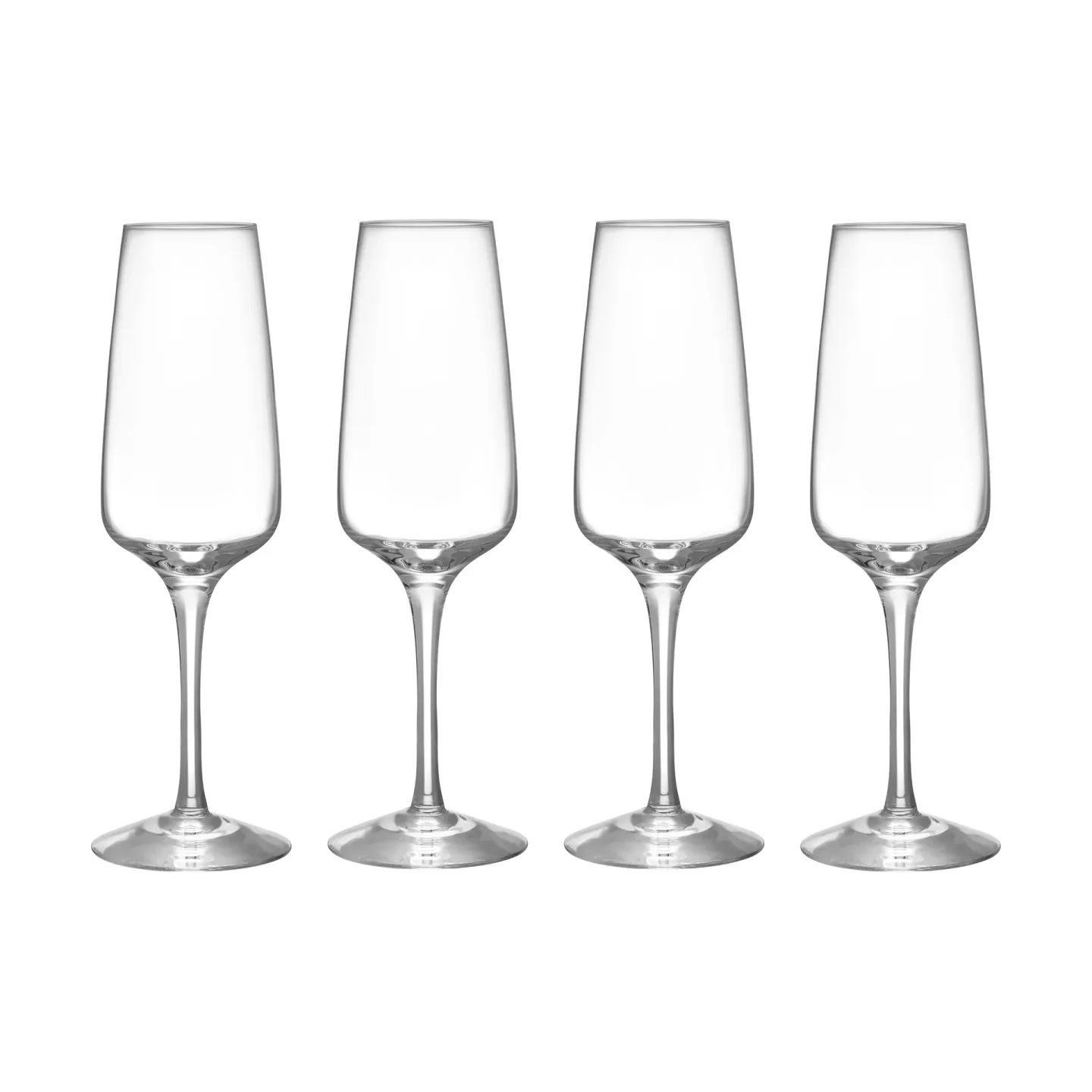 Orrefors Pulse Champagnerglas 28 cl 4er Pack Klar
