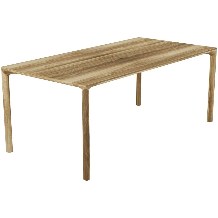 Esstisch Massivo Braun Holz B 180 cm - Farbe: Nussbaum geölt - Möbel Konfigurator: Traummöbel individuell zusammenstellen