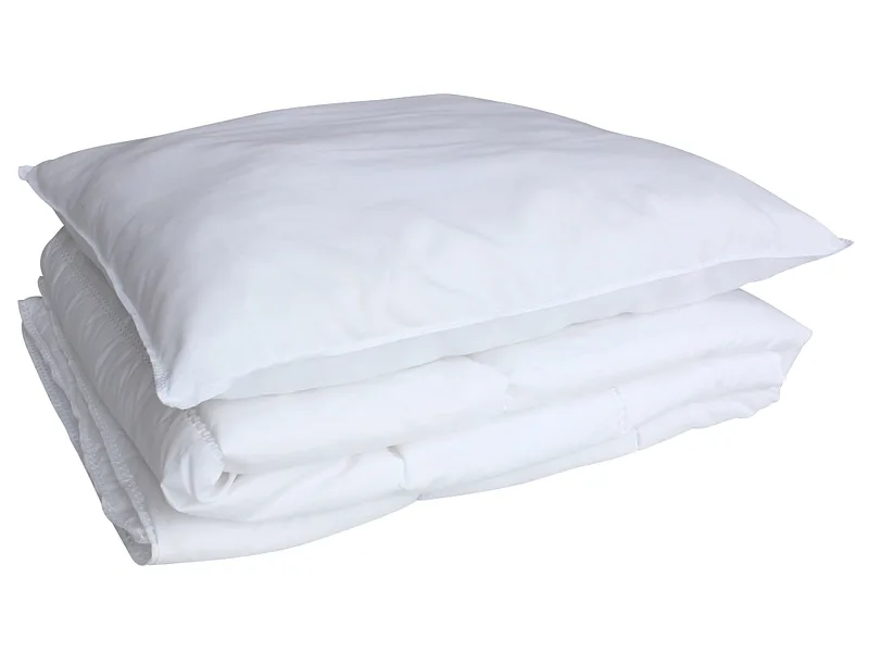 Duvet + Kopfkissen FIRST 160x210cm + 50x70cm weiss