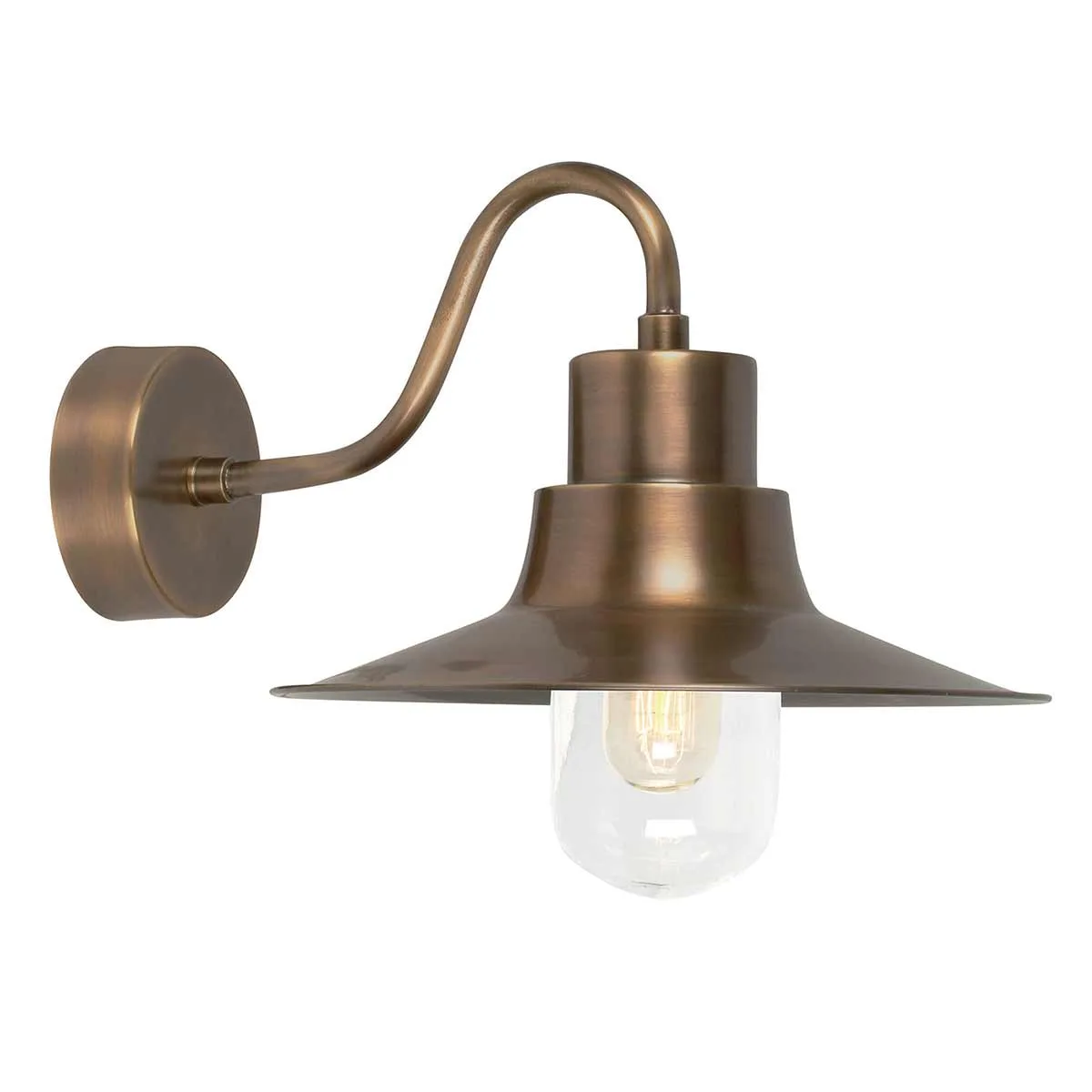 Elstead Lighting - Sheldon - Fasadbelysning - Antik mässing