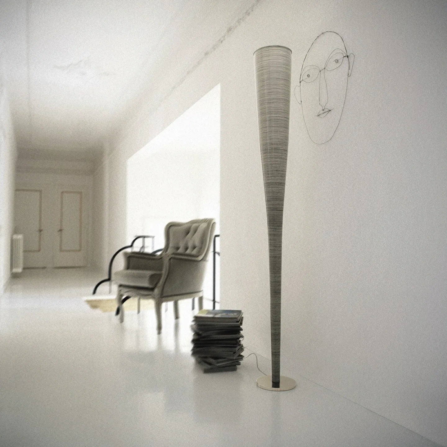 Mite LED Golvlampa Svart - Foscarini - Vardagsrum - Annat