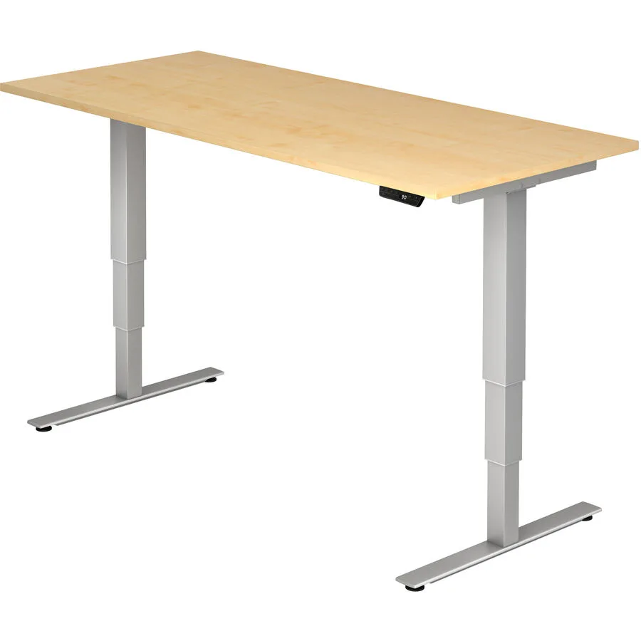 Schreibtisch Office Ahorn Holzwerkstoff Höhenverstellbar B 180 T 80 cm