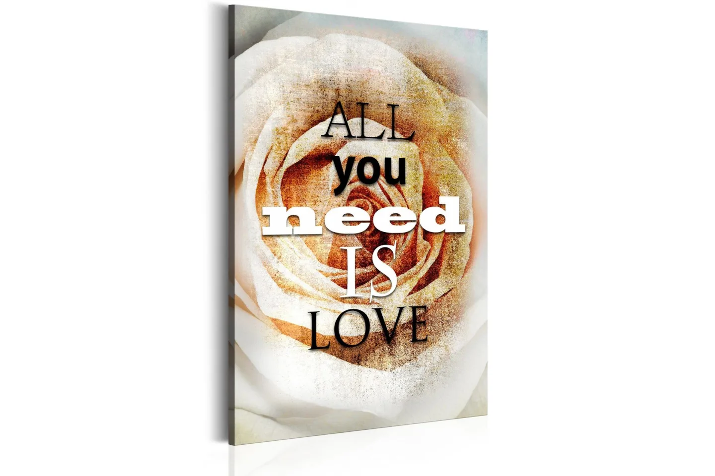 Tavla Love Rose 80x120 cm -