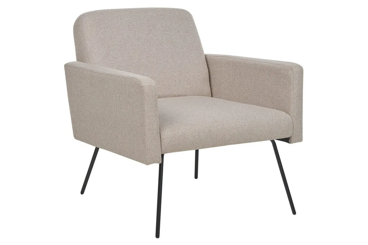 Fåtölj Narken - Beige, svart