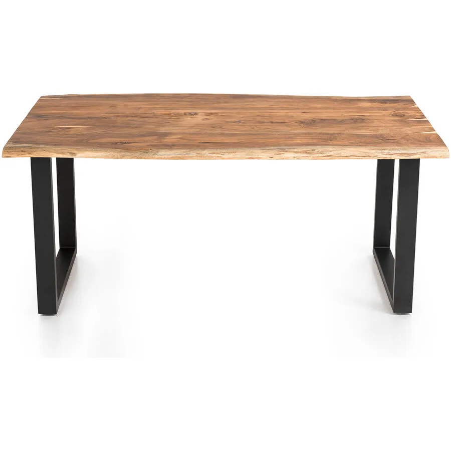 Tisch Karl holzfarben Akazie Massivholz B 220 T 110 cm