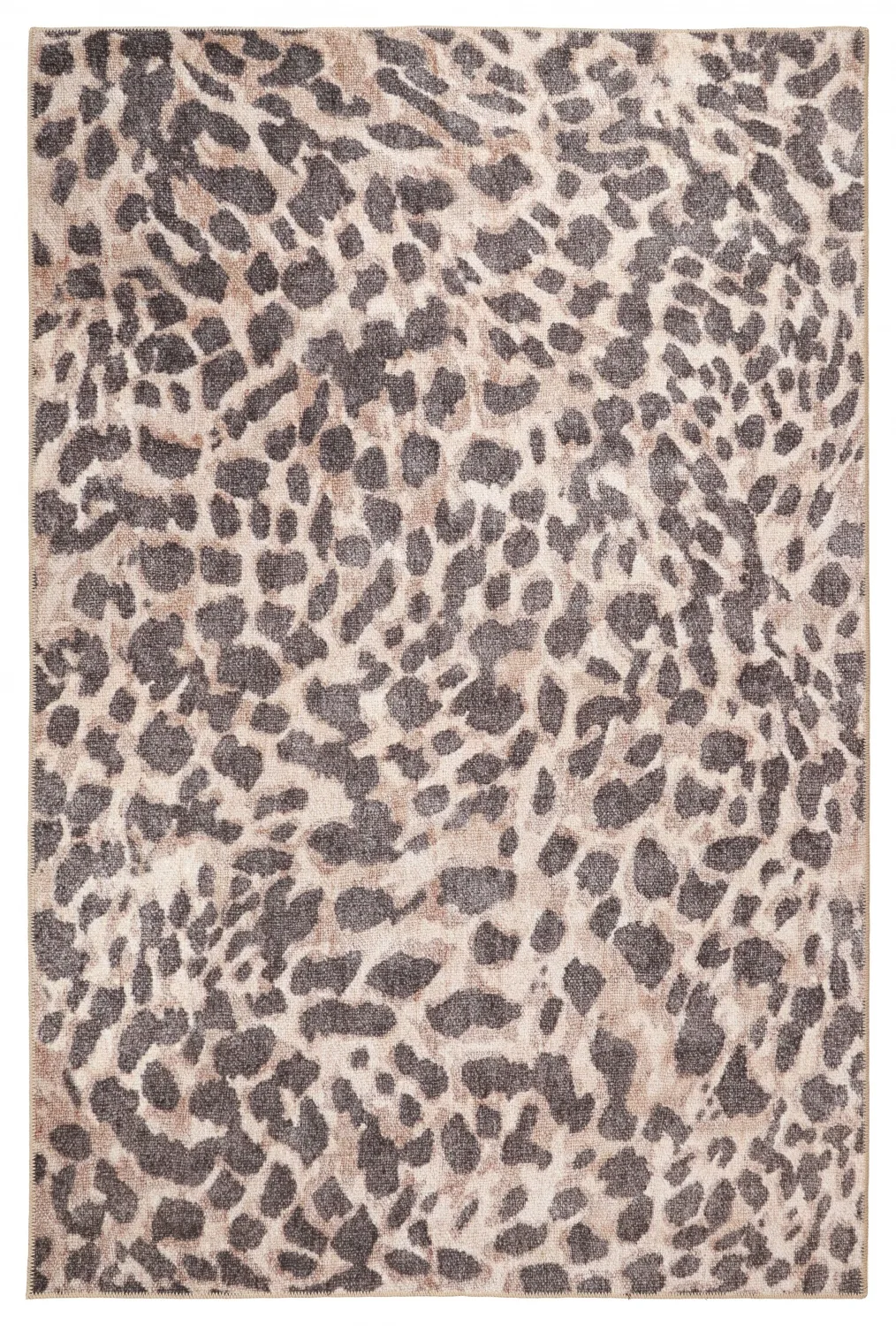 Flachgewebter Teppich - Cheetah (beige/schwarz) (Größe: 230 x 340 cm)