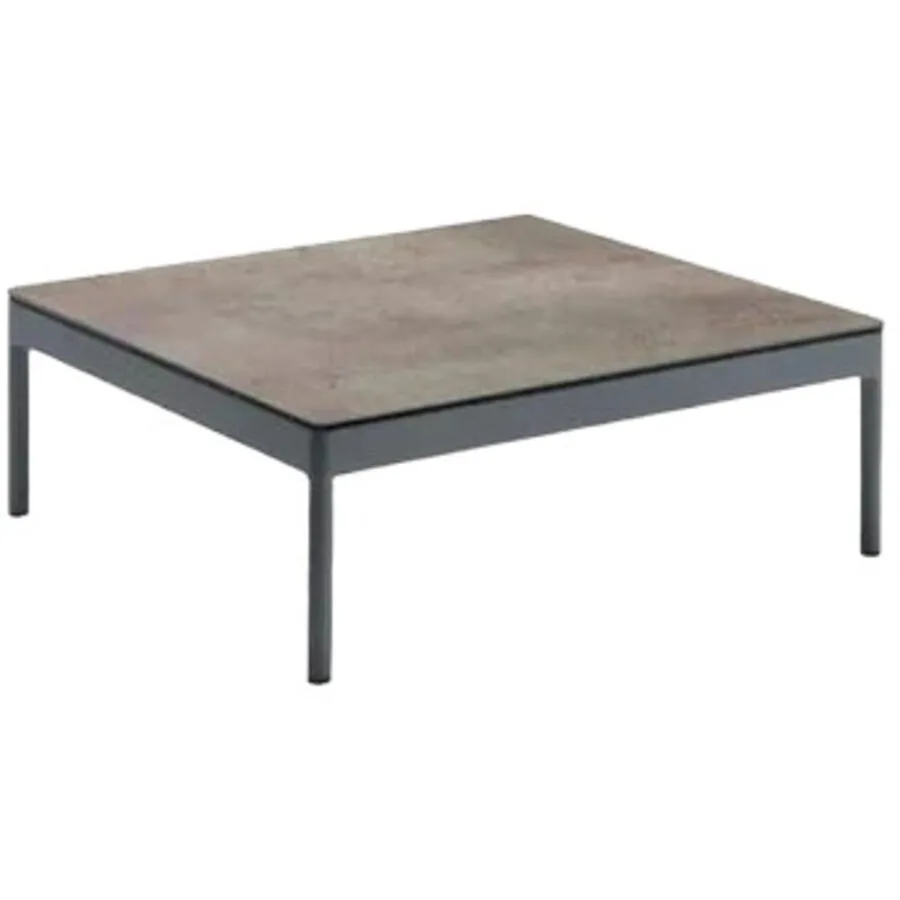 Loungetisch Solei beige HPL B 75 H 28 cm