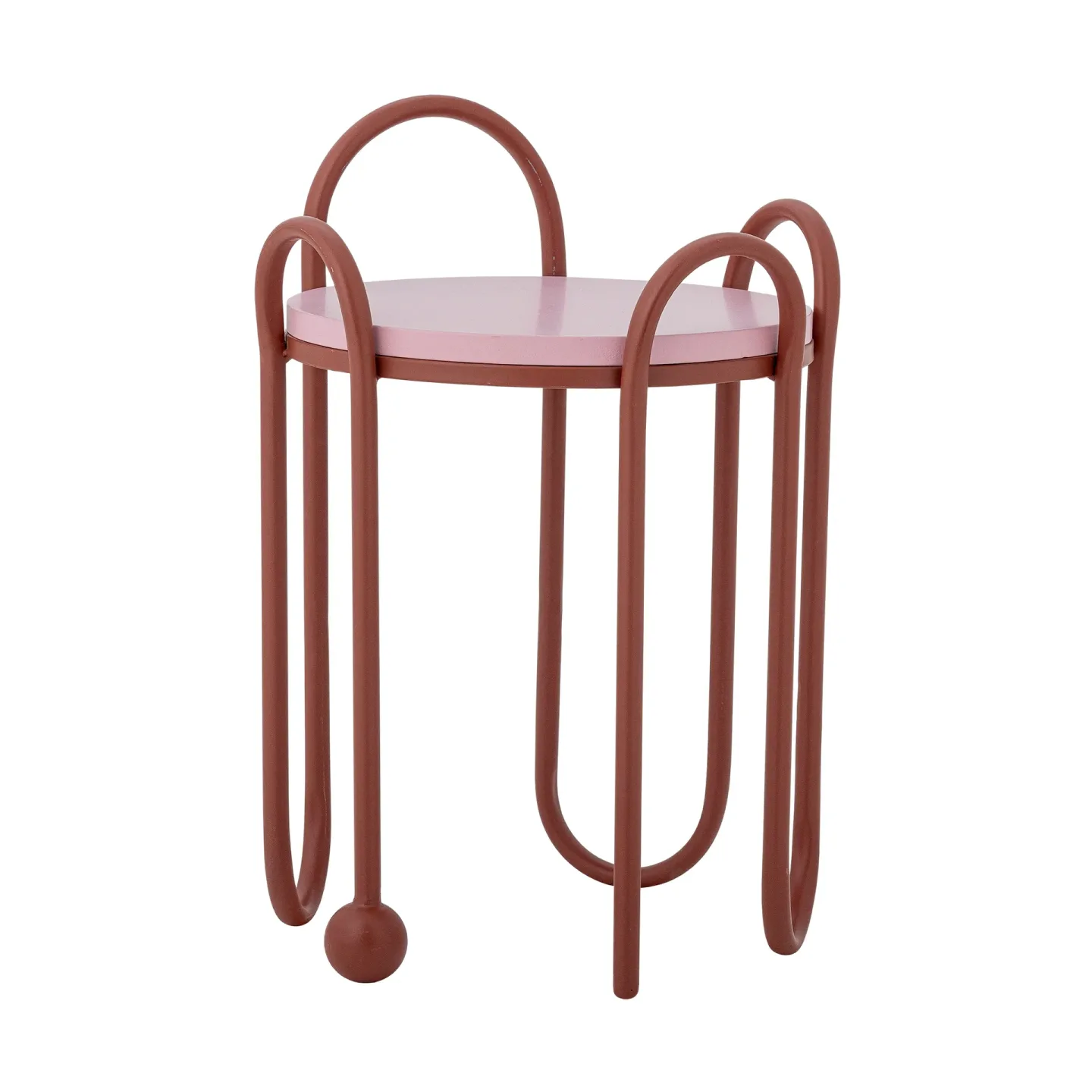 Bloomingville Whimsica sidobord Ø30,5 cm Röd