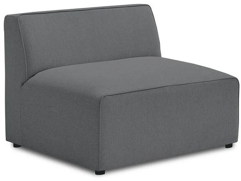 Modulare Sessel für Sofa BOBOCHIC MEGEVE Stoff chiniert dunkelgrau
